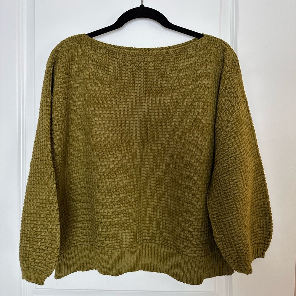 Curator SF ‘Clove Sweater’ in Olive Green, Women's Sweater, Size XL/2XL